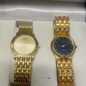 Vintage Citizen set  men and women watch. Water resistant
